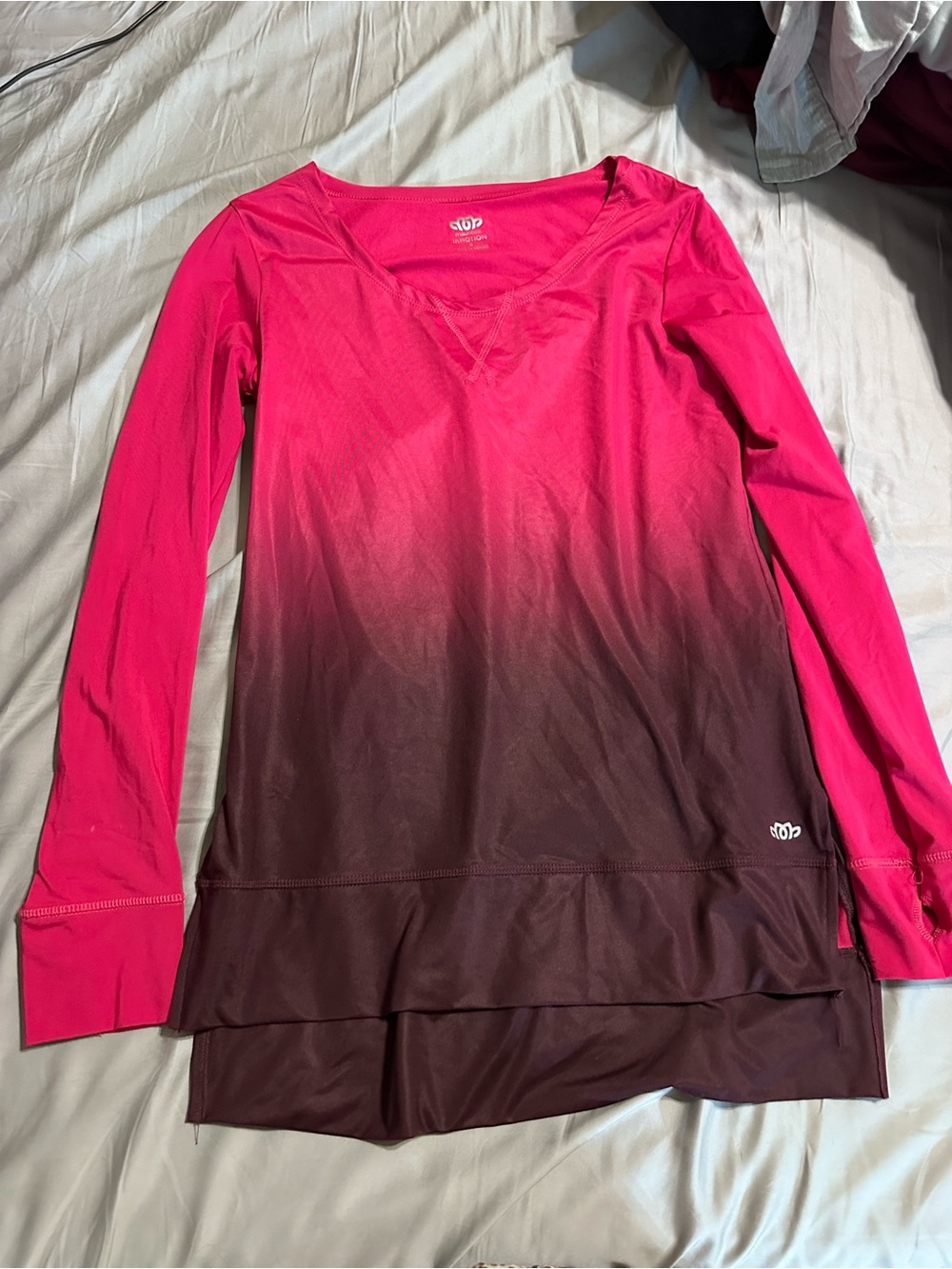 Maurices In Motion Ombre Long Sleeve Tunic